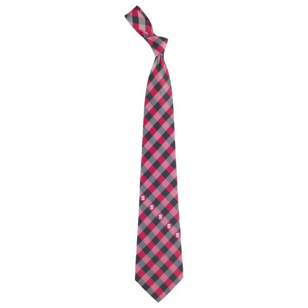 Tie - Red/Black Checker - Block S
